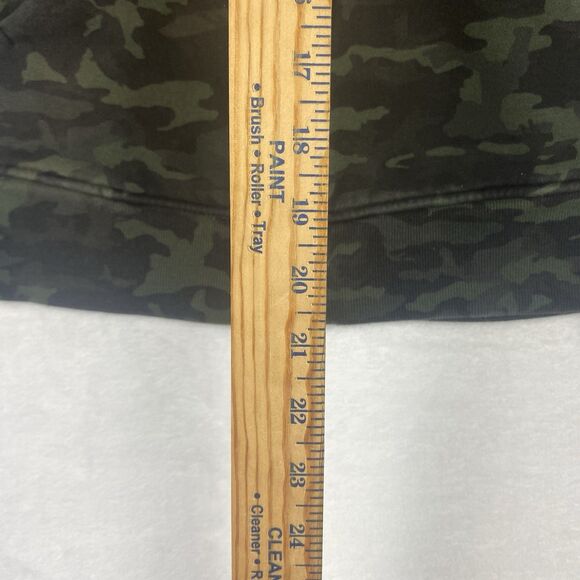 Lululemon Scuba Zip Up Sweater Womens 8 Green Camouflage Hooded Sweatshirt - Picture 9 of 10